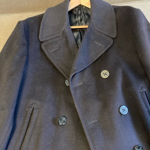 Vintage Navy Pea Coat
